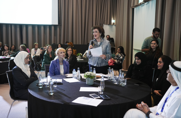 AIWF President & Founder moderates key panel at Arab Women Leaders' Summit at COP28